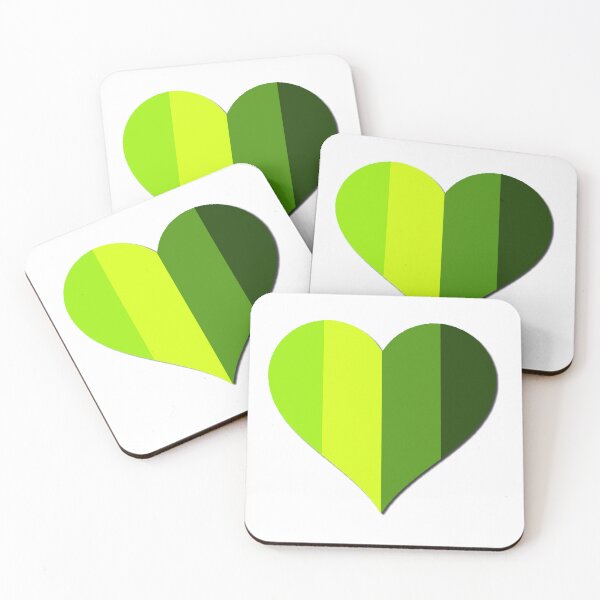 Item preview, GREEN HEART, HEART, LOVE, SHADES OF GREEN designed and sold by larissa-myrie.