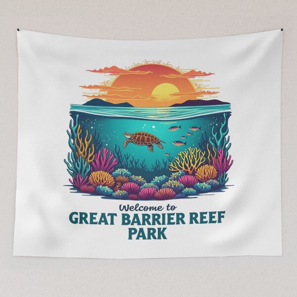 Item preview, Welcome to Great Barrier Reef National Australian Park designed and sold by Blok45.