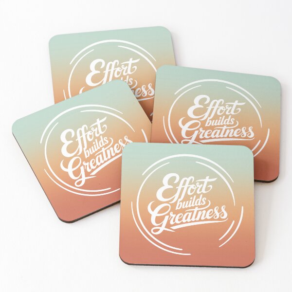 Item preview, Effort Builds Greatness - Inspirational Design designed and sold by RaiyaTees.