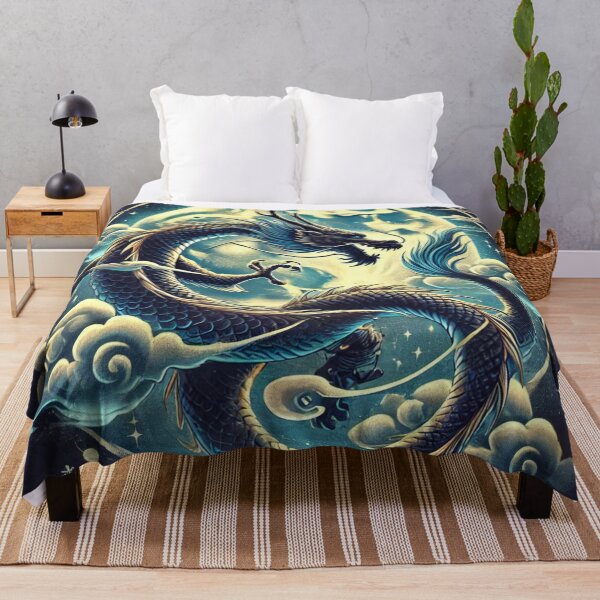 Item preview, Mystical Dragon Under the Moonlit Sky designed and sold by Adellisa.