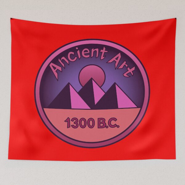 Item preview, Ancient Art 1300 B.C. Pyramids (purple) designed and sold by Virtual Pathfinder.