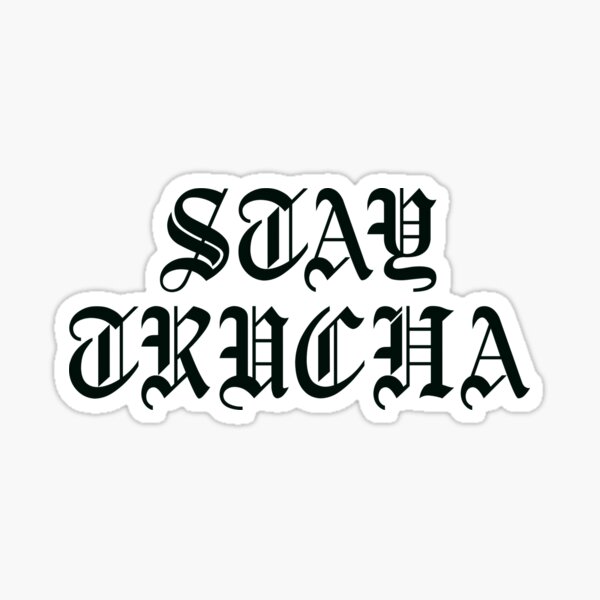 Vista previa del artículo con la obra «Estancia Trucha estampado negro», diseñado y vendido por MFCrittenden.