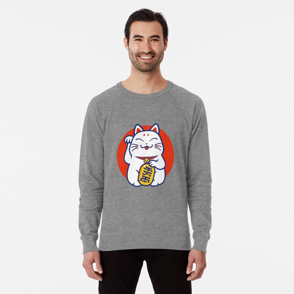 Lucky store cat sweatshirt