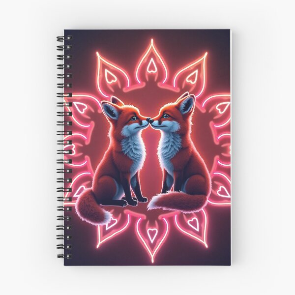 Item preview, Romantic Neon Fox with Ornate Halo 2 designed and sold by Faranyaz.