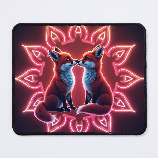 Item preview, Romantic Neon Fox with Ornate Halo 2 designed and sold by Faranyaz.
