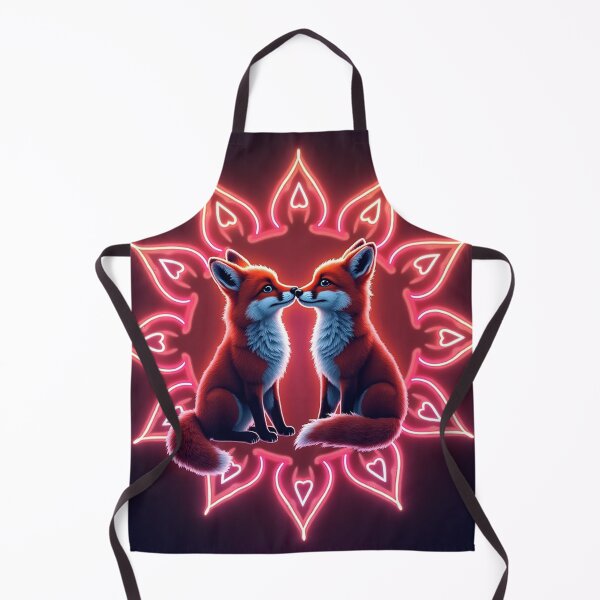 Item preview, Romantic Neon Fox with Ornate Halo 2 designed and sold by Faranyaz.