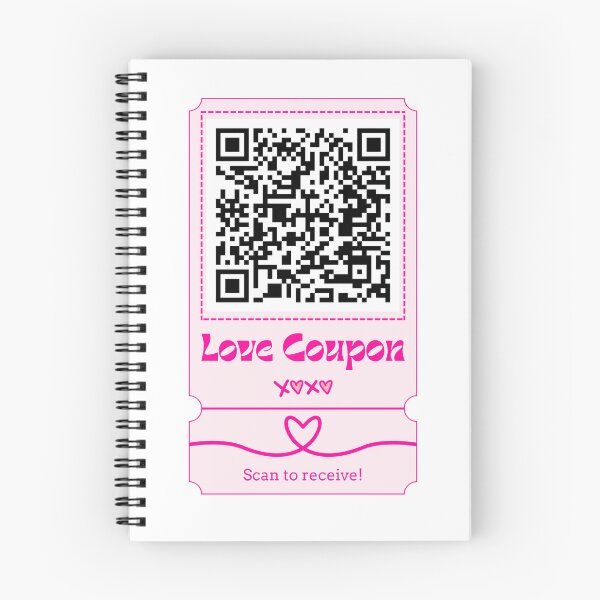 Item preview, QR Code Love Coupon - Every scan = 1 kiss. You owe me now designed and sold by ZerotwoStudio.