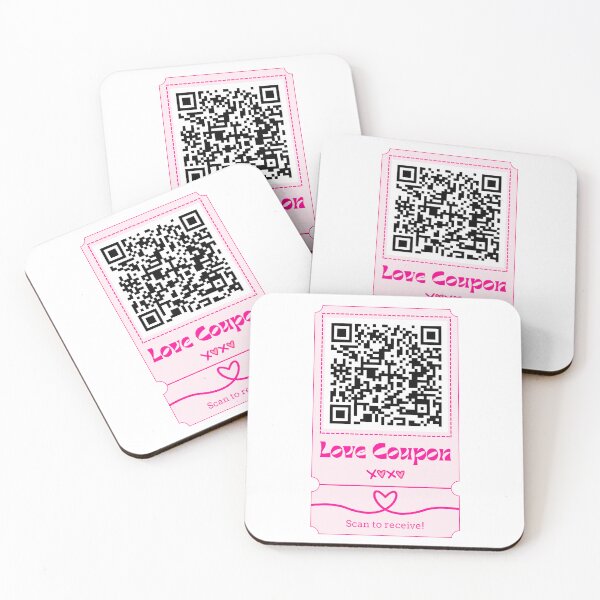Item preview, QR Code Love Coupon - Every scan = 1 kiss. You owe me now designed and sold by ZerotwoStudio.