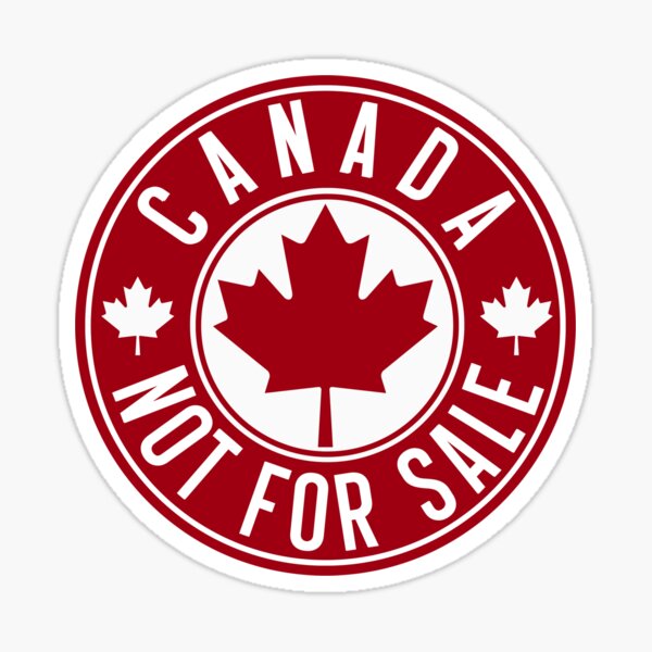 Vista previa del artículo con la obra «Canadá no está en venta – Orgullosamente canadiense», diseñado y vendido por FunnyYear2025.
