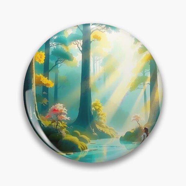Item preview, Luminous Dusk in Enchanted Woods Icon designed and sold by PanoramaPrints.