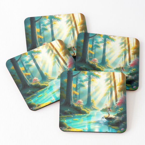Item preview, Luminous Dusk in Enchanted Woods Icon designed and sold by PanoramaPrints.