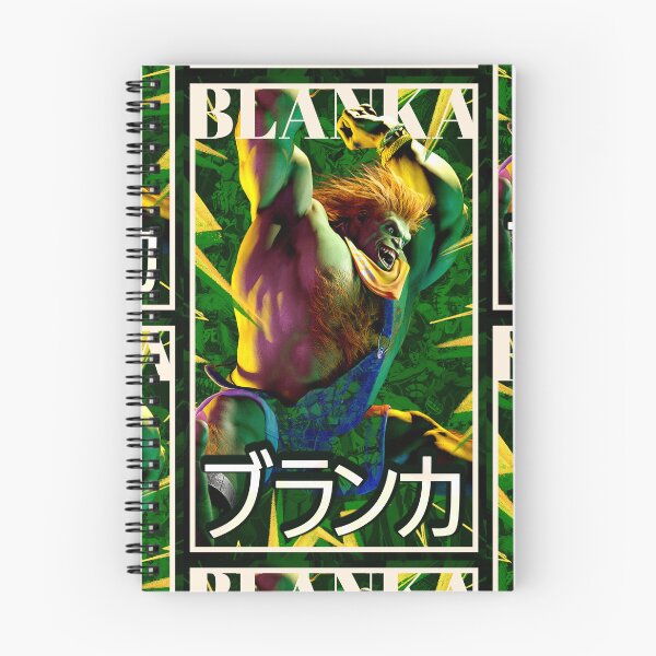 Item preview, Blanka Arcade Retro Street Fighter Gaming Art designed and sold by Back2Collage.