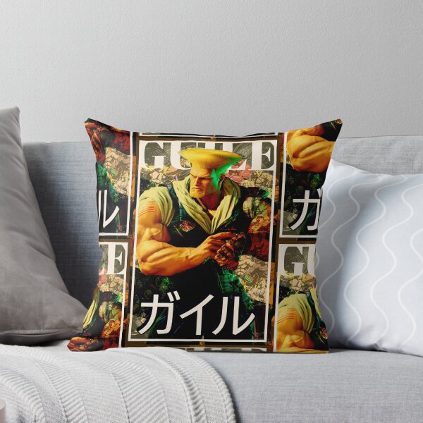 Item preview, Guile Arcade Retro Street Fighter Gaming Art designed and sold by Back2Collage.