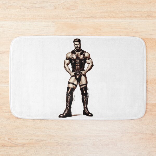 Artikelvorschau, Vintage Gay Leder Tough Love Leder Pride Grafikdesign entworfen und verkauft von ItsAKinkThing.