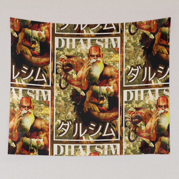 Item preview, Dhalsim  Arcade Retro Street Fighter Gaming Art designed and sold by Back2Collage.
