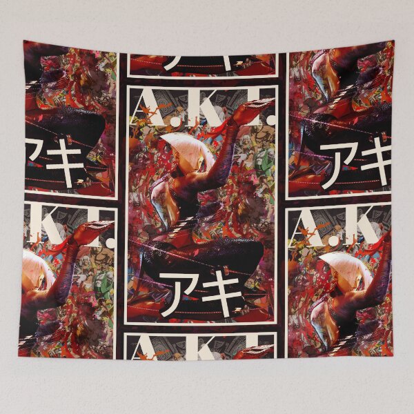 Item preview, A.K.I  Arcade Retro Street Fighter Gaming Art designed and sold by Back2Collage.