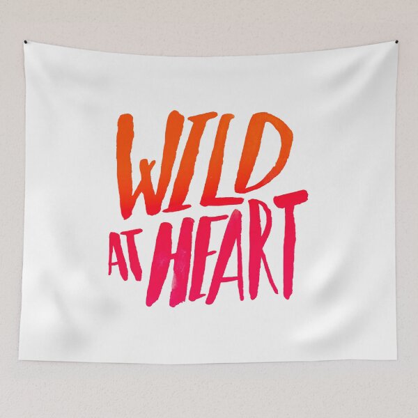 Item preview, Wild At Heart - Typography Flame Ombre designed and sold by Leah Flores.