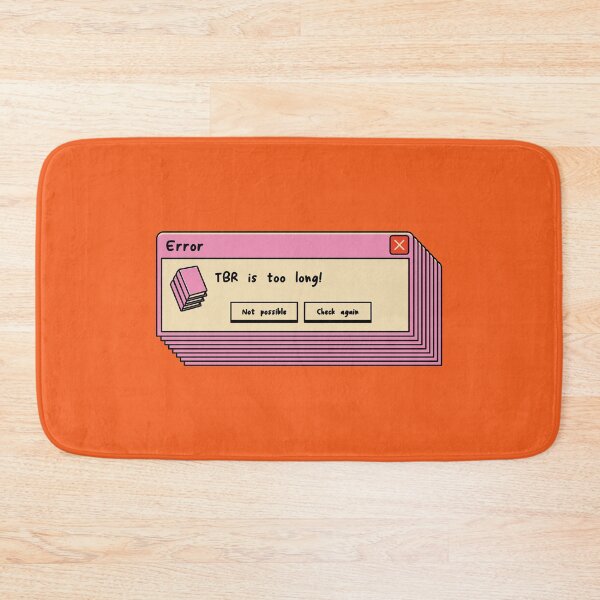 Item preview, Error, TBR is Too Long Illustrated Bookish Type  designed and sold by Magyarmelcsi Illustration.