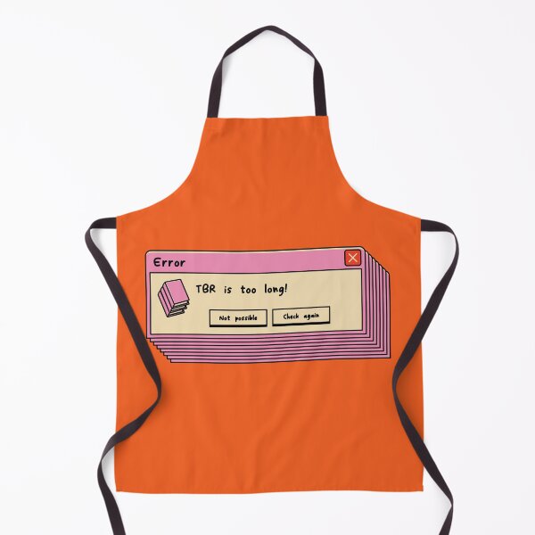 Item preview, Error, TBR is Too Long Illustrated Bookish Type designed and sold by Magyarmelcsi Illustration.