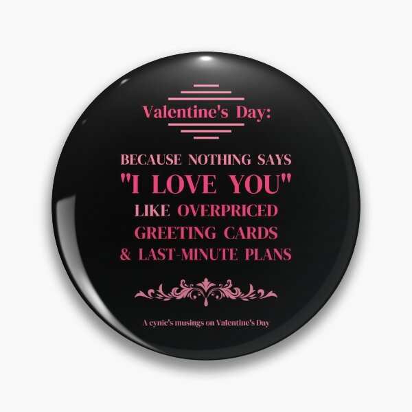 Item preview, Love You | Cynic Valentine's Day designed and sold by ObsidianDaz.