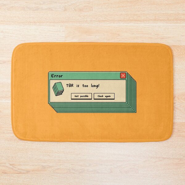 Item preview, Error, TBR is Too Long Illustrated Bookish Type  designed and sold by Magyarmelcsi Illustration.