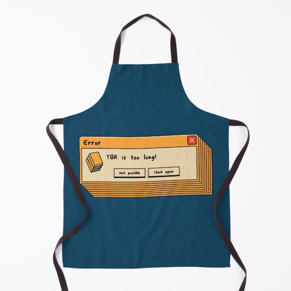 Item preview, Error, TBR is Too Long Illustrated Bookish Type designed and sold by Magyarmelcsi Illustration.