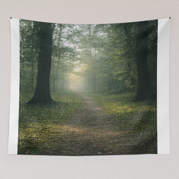 Item preview, Whispers of Mist and Sunlit Giants Icon designed and sold by PanoramaPrints.