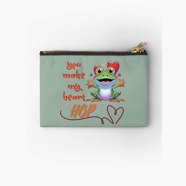 Item preview, Frog Valentine You Make My Heart Hop designed and sold by KateLeap.