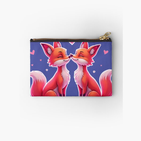 Item preview, Orange Neon Foxes in Love designed and sold by Faranyaz.