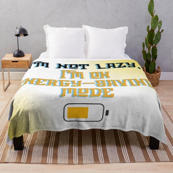 Item preview, I’m Not Lazy, I’m on Energy-Saving Mode - Funny Quote designed and sold by RaiyaTees.
