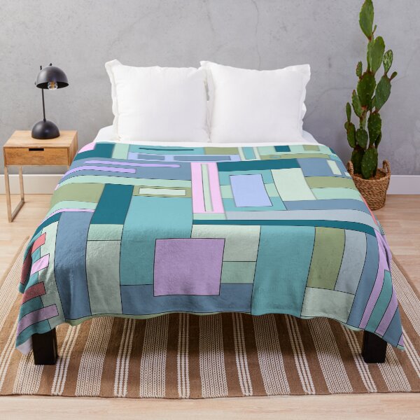 Item preview, Modern Rectangle Geometry Stack Pattern Design designed and sold by Studio of Shapes and Spectrum.