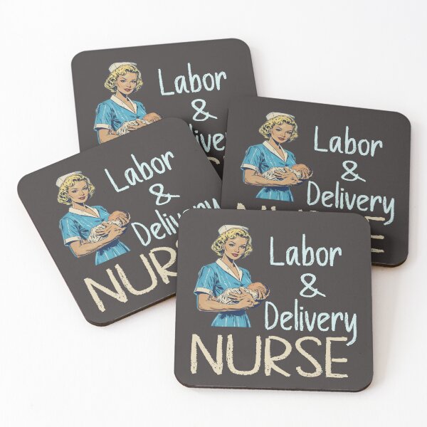 Item preview, vintage Labor and delivery nurse designed and sold by Colorfulman.