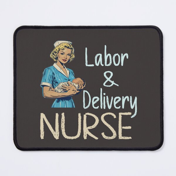Item preview, vintage Labor and delivery nurse designed and sold by Colorfulman.