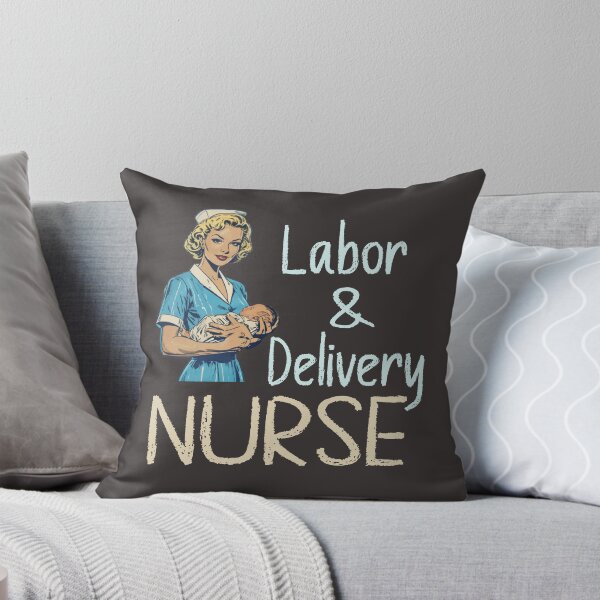 Item preview, vintage Labor and delivery nurse designed and sold by Colorfulman.