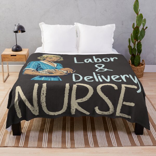Item preview, vintage Labor and delivery nurse designed and sold by Colorfulman.