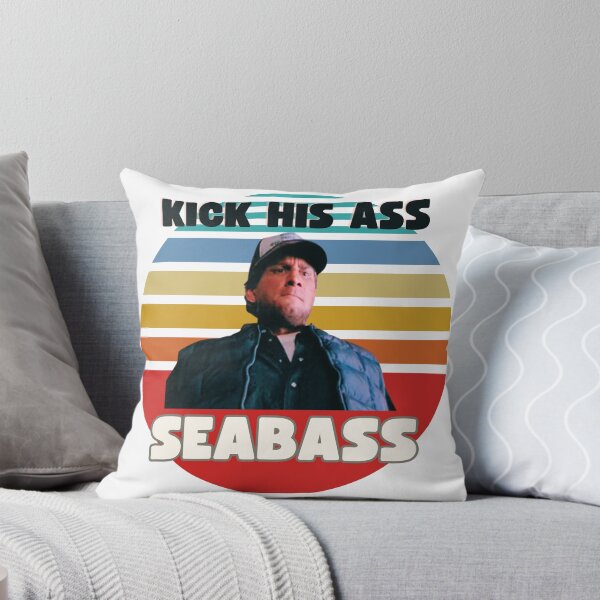Item preview, Kick his ass Seabass - Dumb and Dumber - vintage style designed and sold by TheRubberOnion.