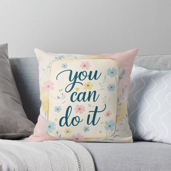 Item preview, You Can Do It! Motivational llustration designed and sold by Vintage Designs +.