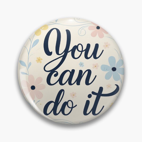 Item preview, You Can Do It! Motivational illustration designed and sold by Vintage Designs +.