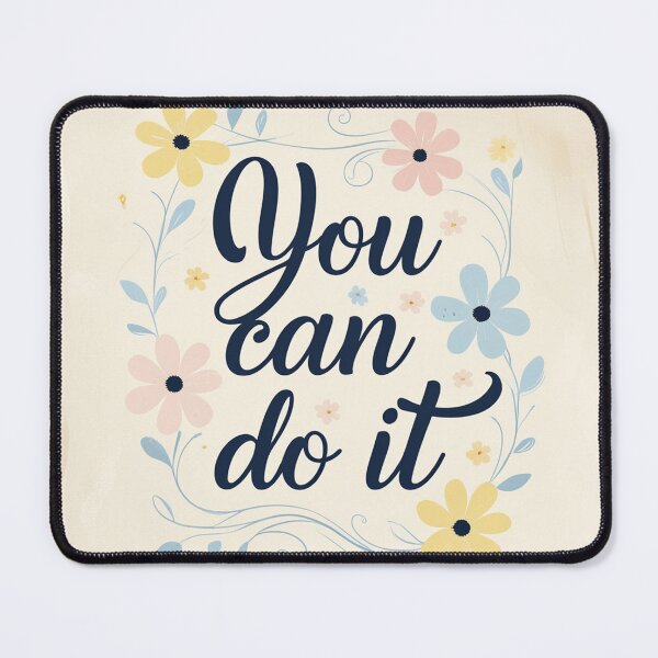 Item preview, You Can Do It! Motivational illustration designed and sold by Vintage Designs +.