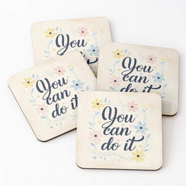 Item preview, You Can Do It! Motivational illustration designed and sold by Vintage Designs +.
