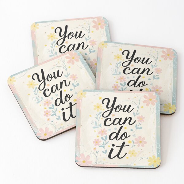 Item preview,  You Can Do It! Motivational illustration designed and sold by Vintage Designs +.