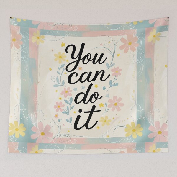 Item preview,  You Can Do It! Motivational illustration designed and sold by Vintage Designs +.