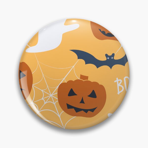 Item preview, Mischievous Pumpkin Faces Patterns | Playful Halloween Fun designed and sold by DigitalGemShop.