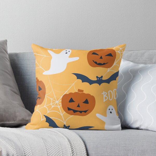 Item preview, Mischievous Pumpkin Faces Patterns | Playful Halloween Fun designed and sold by DigitalGemShop.