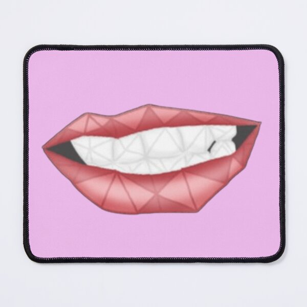 Item preview, trangle red lips with teeth designed and sold by BlissMarket.