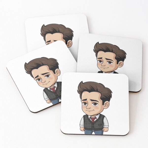 Artikelvorschau, Chibi Business Casual Guy - Lustige Zeichentrickfigur entworfen und verkauft von EllsLittleStore.