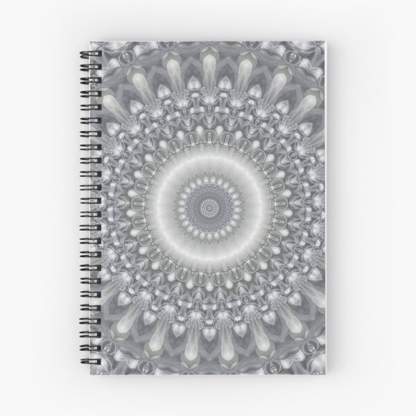 Item preview, Silver, Bronze, and Ivory Mandala designed and sold by Kelly Dietrich Mandala & Fractal Art.