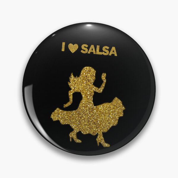 Item preview, I love Salsa (Gold Glitter Edition) designed and sold by asanaworld.