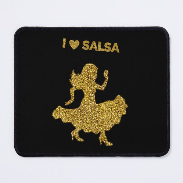 Item preview, I love Salsa (Gold Glitter Edition) designed and sold by asanaworld.