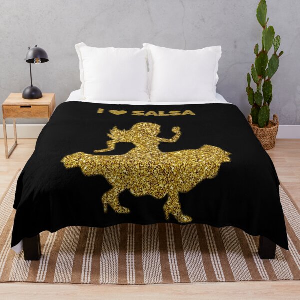 Item preview, I love Salsa (Gold Glitter Edition) designed and sold by asanaworld.